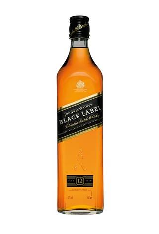 Johnnie Walker Black Label Aged 12Years Купажированный Шотландский Виски, 0,5 Л 